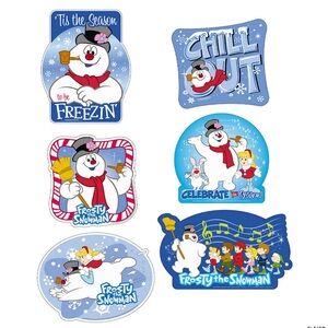 Frosty the Snowman Christmas Cutouts - 6 Pc.